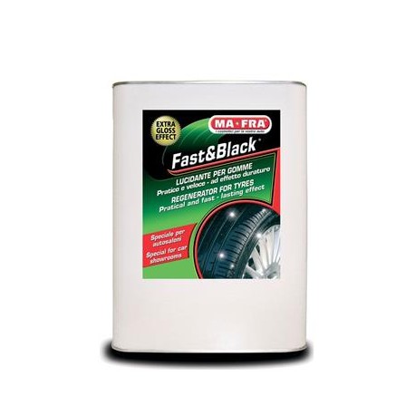 MA-FRA® Fast&Black Přípravek na ošetření plastů a pneu 4,5 l