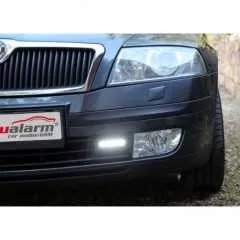 LED světla pro denní svícení Škoda Octavia 2004-08, ECE