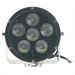LED světlo na pracovní stroje kulaté, 10-30V, ECE R112, bodový paprsek