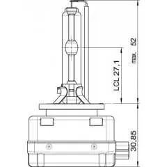 OSRAM 12V D1S 35W xenarc ORIGINAL (1ks)