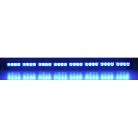 LED světelná alej, 32x 3W LED, modrá 910mm, R10 R65
