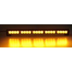LED světelná alej, 20x LED 3W, oranžová 580mm, ECE R10 R65