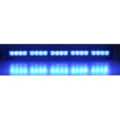 LED světelná alej, 20x LED 3W, modrá 580mm, ECE R10 R65