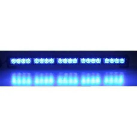 LED světelná alej, 20x LED 3W, modrá 580mm, ECE R10 R65