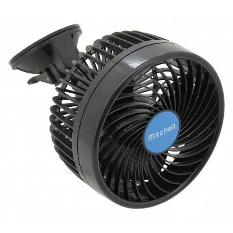 Ventilátor MITCHELL 150mm 12V na přísavku