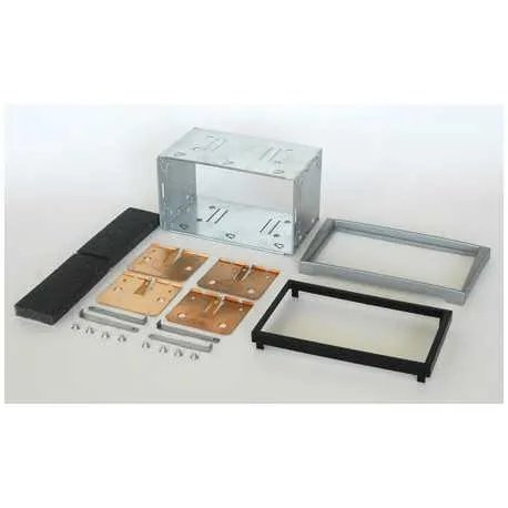 2DIN redukce pro OPEL Agila, Corsa, Omega, Vivaro, Vectra, Combo C matný chrom 2DIN redukce pro OPEL Agila, Corsa, Omega, Vivaro, Vectra, Combo C matný chrom