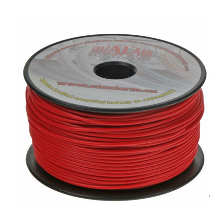Kabel 1 mm, červený, 100 m bal