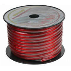 Kabel 20 mm, červeně transparentní, 25 m bal