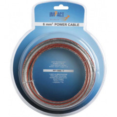 x Napájecí kabel IMPACT 20 mm2 transparentní, role 7m