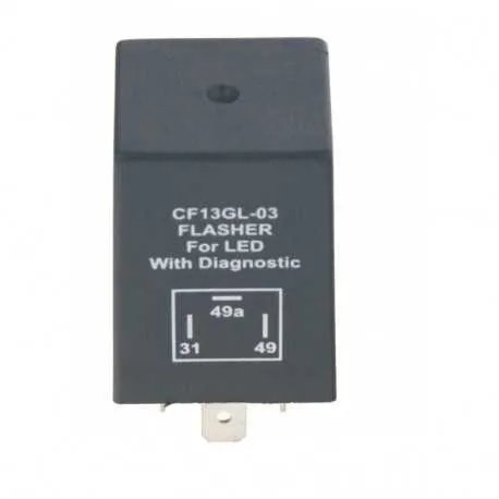 přerušovač blinkrů LED, 12V, 1-10A pro evropské vozy přerušovač blinkrů LED, 12V, 1-10A pro evropské vozy