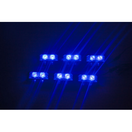 PREDATOR LED do mřížky, 12V, modrý