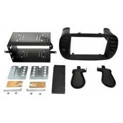 2DIN redukce pro Fiat 500 10/2007- černá matná