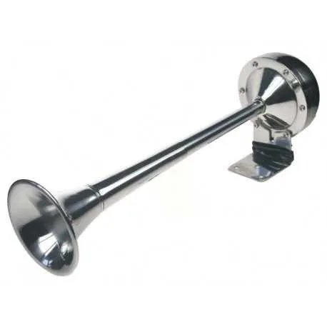 Singl-fanfára 490mm, chrom, 12V, elektromagnetická Singl-fanfára 490mm, chrom, 12V, elektromagnetická