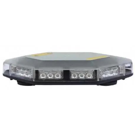 LED rampa, oranžová, magnet, 30x LED 1W, ECE R65