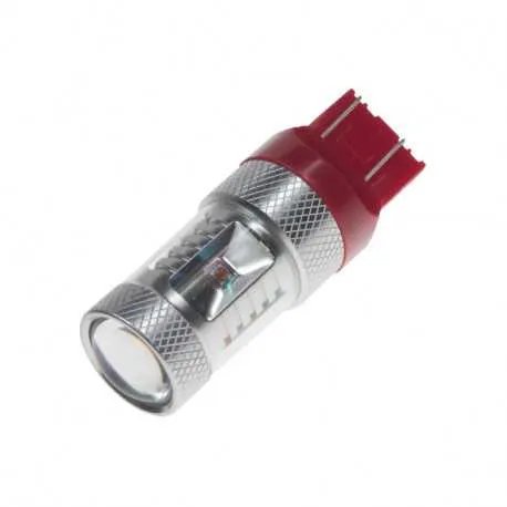 CREE LED T20 (7443) červená, 12-24V, 30W (6x5W)