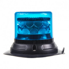 PROFI LED maják 12-24V 24x3W modrý magnet 133x86mm, ECE R65