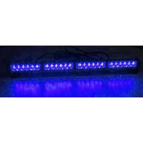 LED světelná alej, 24x 1W LED, modrá 645mm, ECE R10 LED světelná alej, 24x 1W LED, modrá 645mm, ECE R10