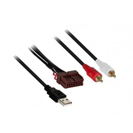 USB+JACK adaptér Kia / Hyundai USB+JACK adaptér Kia / Hyundai