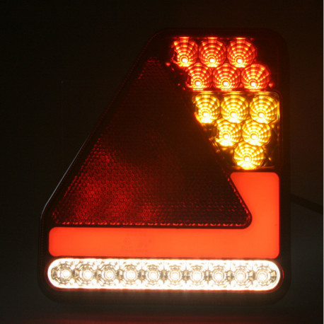 Sdružená lampa zadní LED 12-24V, ECE pravá