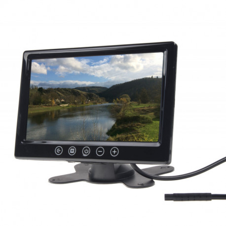 LCD monitor 9palců černý do opěrky nebo palubní desku