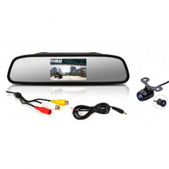Parkovací kamera s LCD 4,3palců monitorem na zrcátko