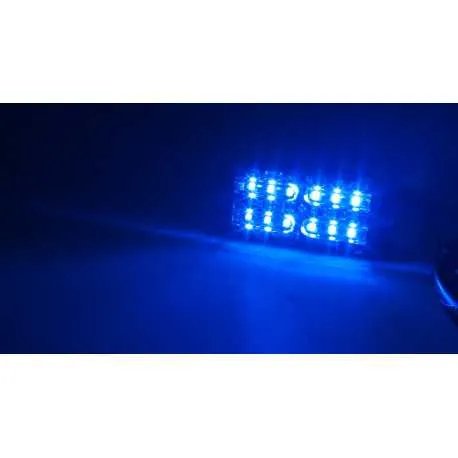 LINEAR LED dual 12x5W LED, 12-24V, modrý, ECE R65 LINEAR LED dual 12x5W LED, 12-24V, modrý, ECE R65