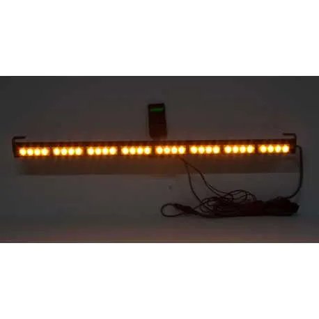 LED světelná alej, 32x 3W LED, oranžová s displejem 910mm, R10 R65 LED světelná alej, 32x 3W LED, oranžová s displejem 910mm, R10 R65