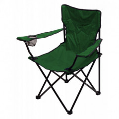 Židle kempingová skládací BARI zelená