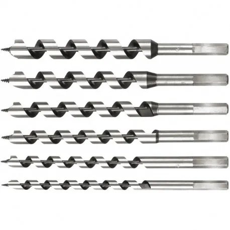 Sada vrtáků do dřeva 6 ks 230 mm Sada vrtáků do dřeva 6 ks 230 mm