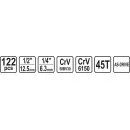 Gola sada 1/2", 1/4" 122 ks Sthor