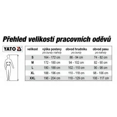 Pracovní oděv, reflexní kalhoty a blůza, CRESTON vel. XL