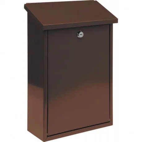 Poštovní schránka 400x250x100mm hnědá Poštovní schránka 400x250x100mm hnědá