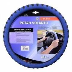 Potah volantu SOFT modrý