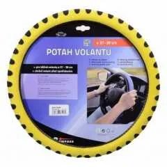 Potah volantu SOFT žlutý