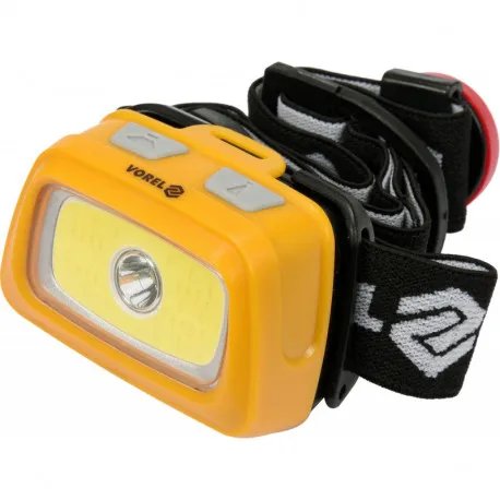 Svítilna čelovka LED XPE CREE 3W + COB LED 3W