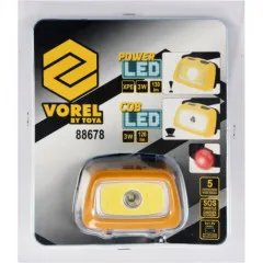 Svítilna čelovka LED XPE CREE 3W + COB LED 3W