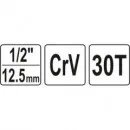 Ráčna 1/2" 125 mm na radiátory