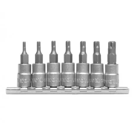 Sada bitů 1/4" 7 ks TS10-TS40 torx Sada bitů 1/4" 7 ks TS10-TS40 torx