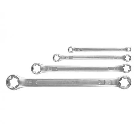 Sada klíčů očkových 4ks TORX E6xE24 Sada klíčů očkových 4ks TORX E6xE24