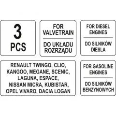 Sada na blokování rozvodových kol ,Renault,Nissan