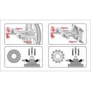 Stahovák dvouramenný 150mm x 105mm s přípravkem