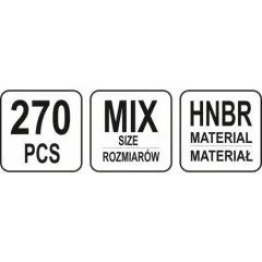 Sada těsnění do klimatizace 270 ks