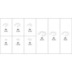 Kroužek pojistný oteveřený sada 300ks