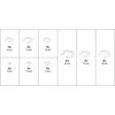 Kroužek pojistný oteveřený sada 300ks