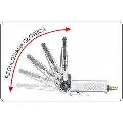 Pneumatická pásová bruska 10x330mm (rozměr pásu)