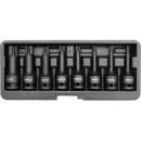 Sada nástavců 1/2" rázové 8 ks T30-T80 torx CrMo