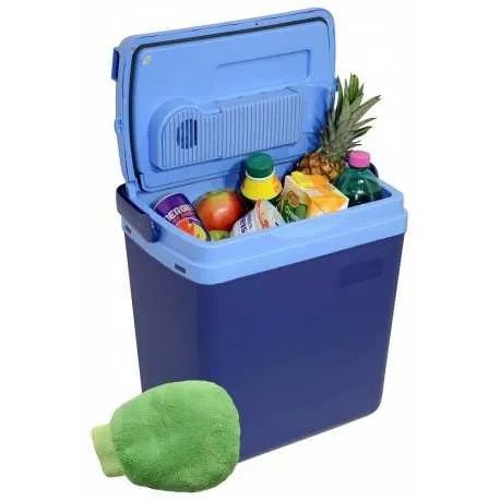 Chladící box 25litrů BLUE 220/12V displej s teplotou Chladící box 25litrů BLUE 220/12V displej s teplotou