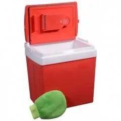 Chladící box 30litrů RED 220/12V displej s teplotou