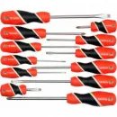 Sada šroubováků 12ks, - 3-8mm, + PH0-PH3, SQ1, SQ2