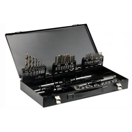 Souprava závitníků 44ks, M3, M4, M5, M6, M8, M10, M12